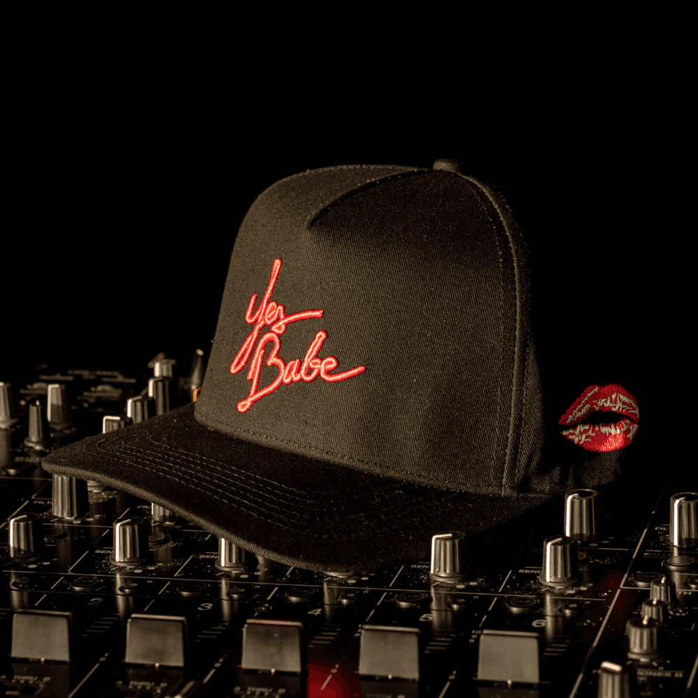 YES BABE LOGO HAT WITH PATCH - View 1