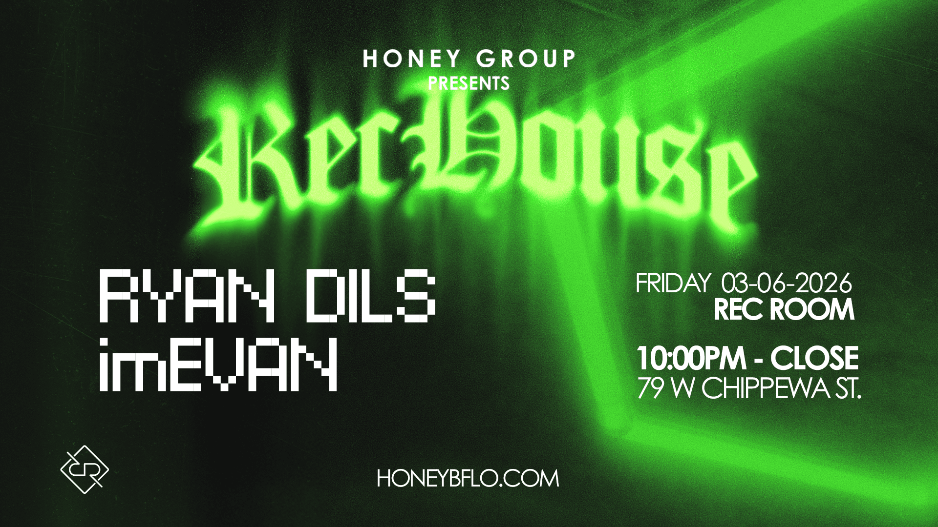 HONEY: Rec Room - Friday March 6, 2026 | Buffalo, NY