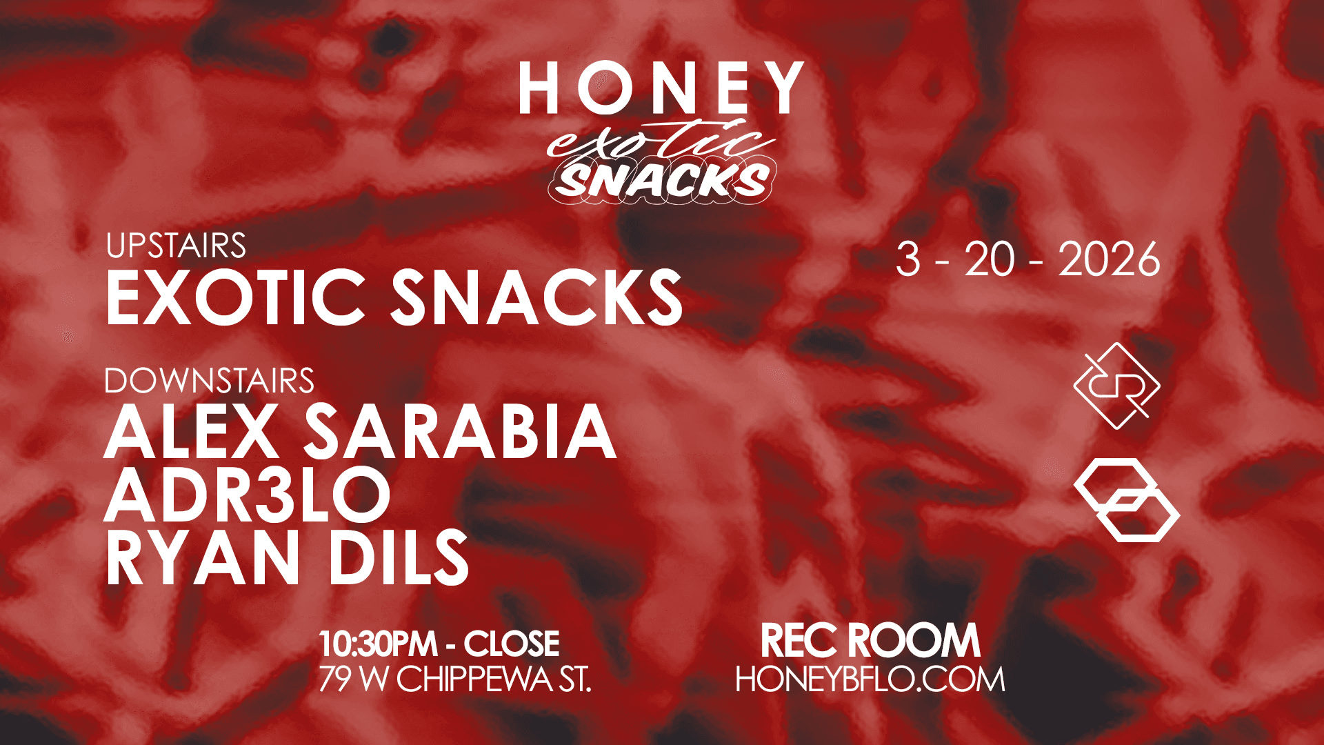 HONEY: REC ROOM w/ EXOTIC SNACKS