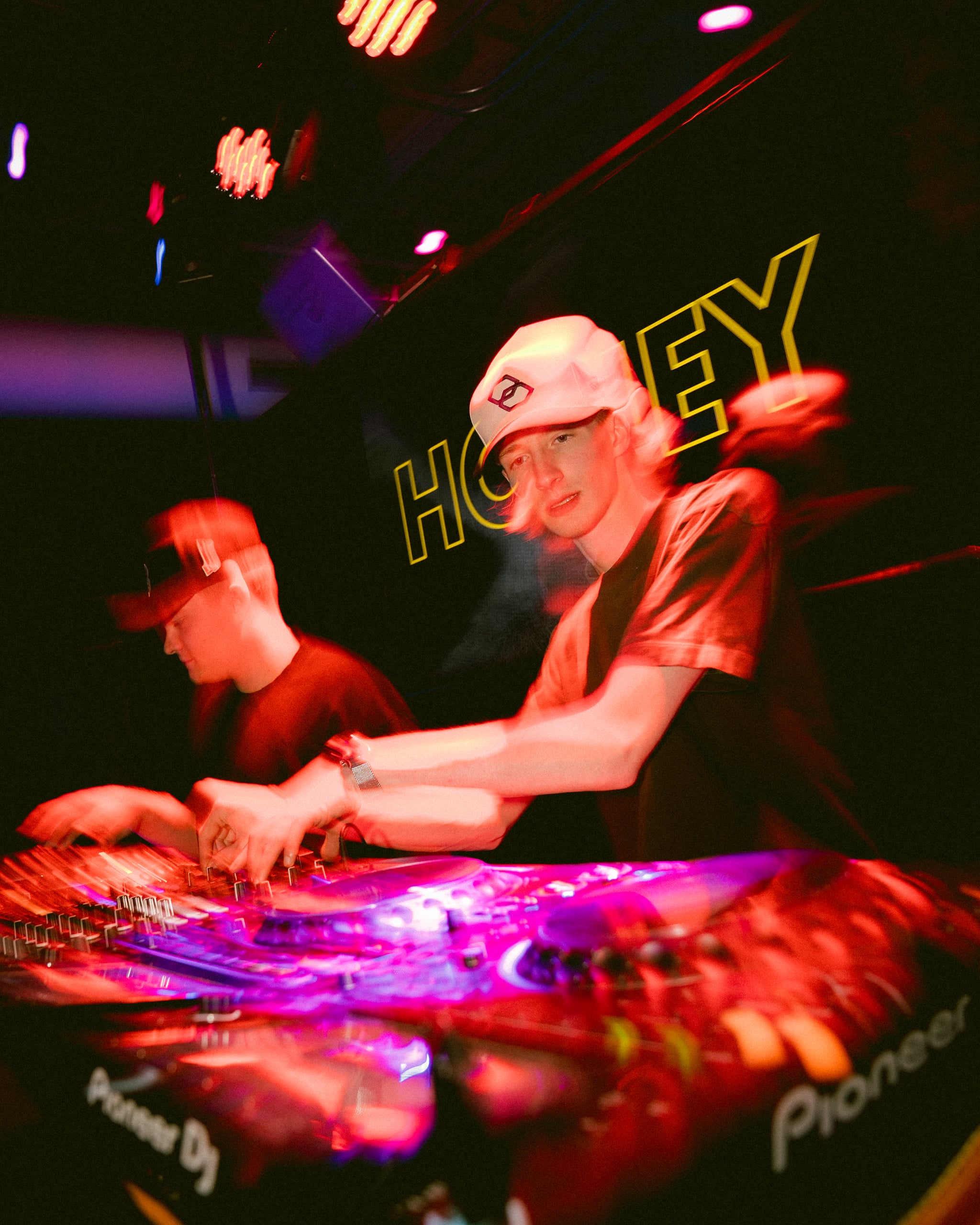 DJ at Buffalo house music event